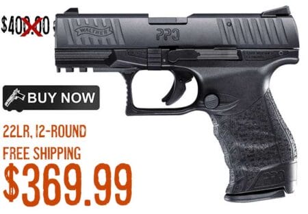 WALTHER ARMS PPQ 22LR 4" Black 12rd pistol lowest price