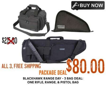 Blackhawk Range Bag Package 1 Rifle, Range, Pistol Bag