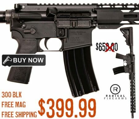 Radical Firearms RPR 300 Blk 16" AR15 Rifle sale deal discount