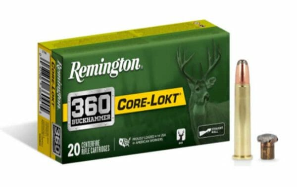 Remington Ammunition 360 Buckhammer Cartridge