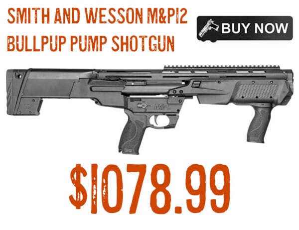 Gun Deal: Smith & Wesson M&P 12 Bullpup 12 Gauge Shotgun $1078.99