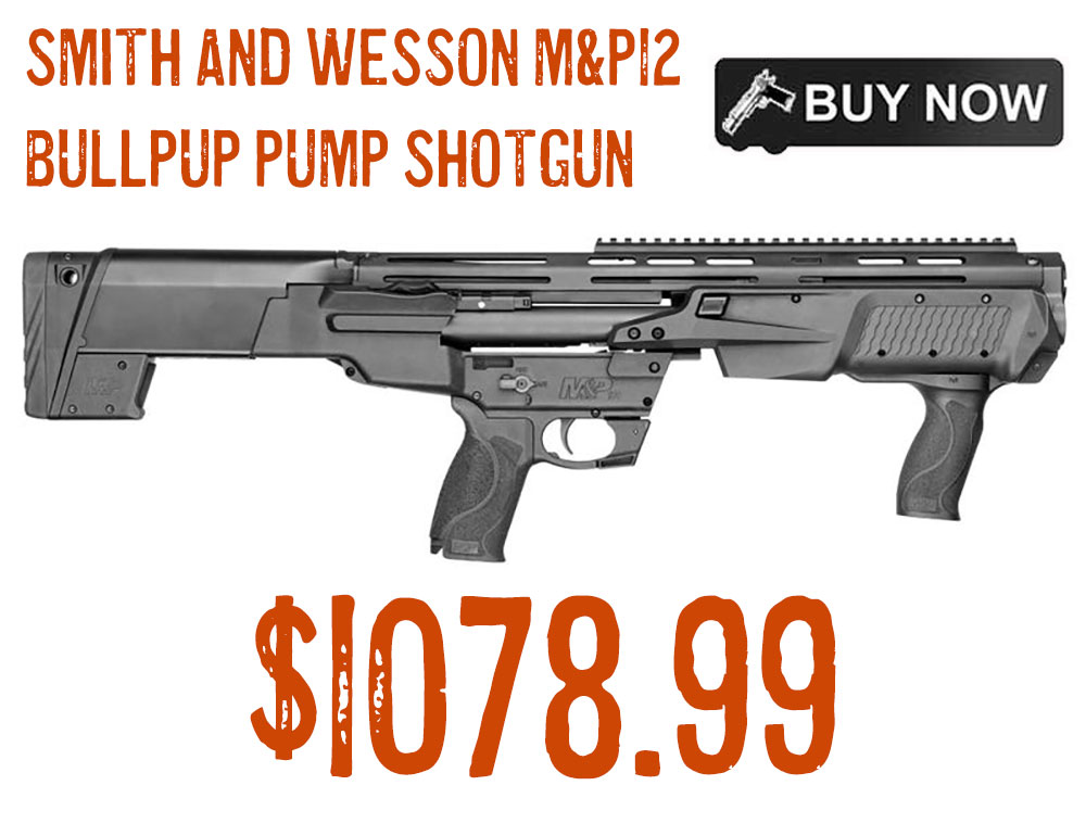Gun Deal: Smith & Wesson M&P 12 Bullpup 12 Gauge Shotgun $1078.99