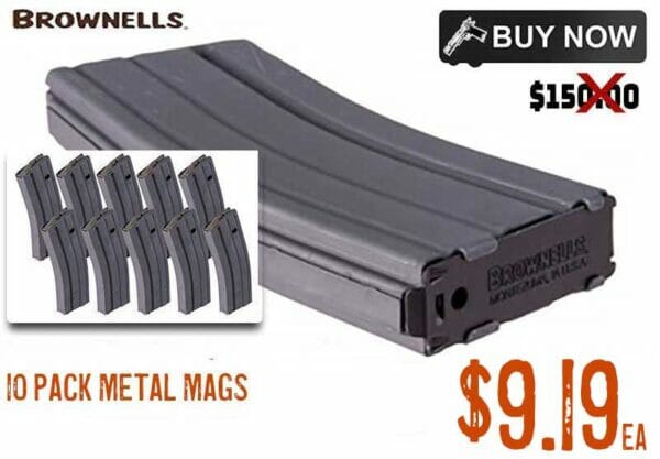 Brownells Aluminum AR15 Magazine 5.56mm Deal march2023