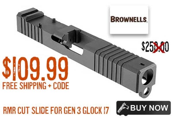 Brownells RMR Cut Slide For Glock 17 sale deal discount feb2024 lowest price