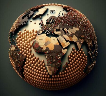 Bullets around the world graphic orginal AI for AmmoLand News