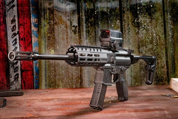 SIG MPX 9mm carbine pinned and welded