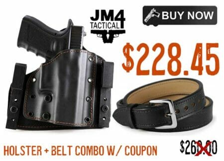 JM4 Tactical RELIC Series Hybrid IWB OWB Holster & Belt Combo