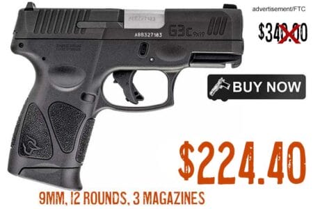 Taurus G3C 9mm Pistol Sale lowest price feb2024