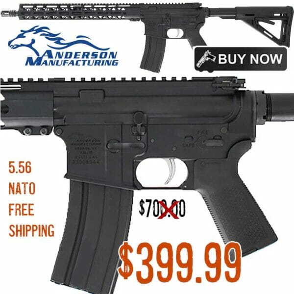 ANDERSON AM-15 5.56 NATO 16 30rd Semi-Auto Rifle w Free Float Handguard