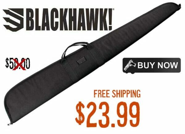 Blackhawk Sportster Black 44-Inch Padded Scoped Rifle Case