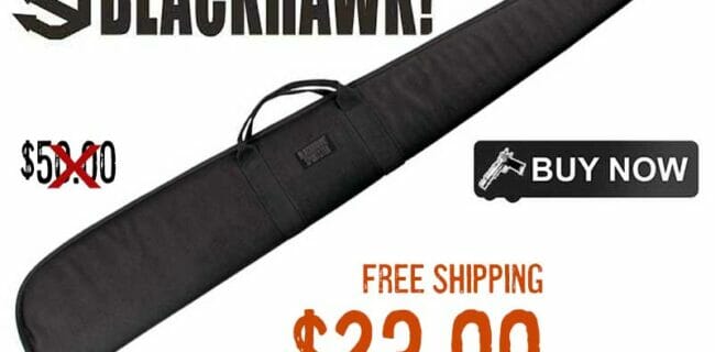 Blackhawk Sportster Black 44-Inch Padded Scoped Rifle Case