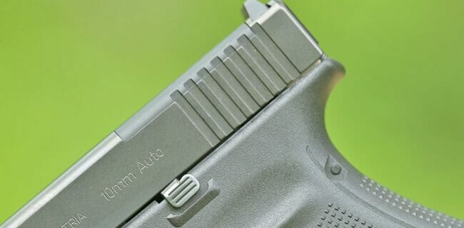 Glock 20 MOS Gen 5 Slide Release and Optics Plate