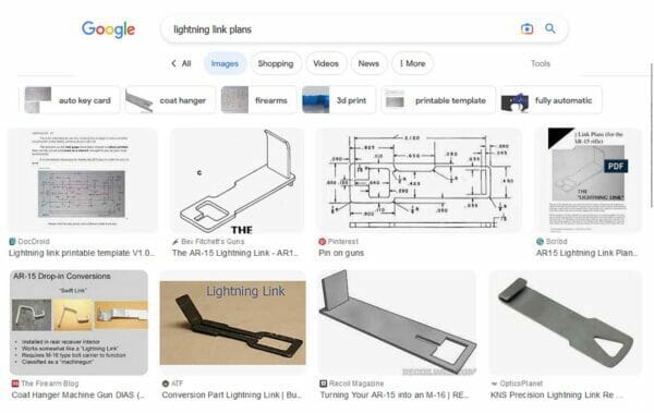 Google Lightning Link Plans Image Search Return Results 4-25-2023
