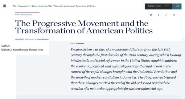 The Progressive Movement and the Transformation of American Politics, screengrab 1-10-2023