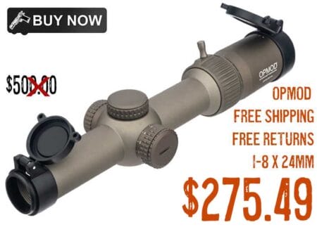 Vortex OPMOD Strike Eagle 1-8 x 24mm Rifle Scope Oct2023