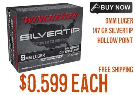 Winchester Ammo Super-X 9mm 147 grain Silvertip HP defensive ammo lowest price marc2024