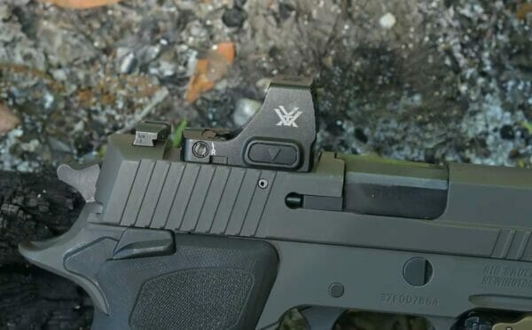 Vortex Defender CCW Micro Red Dot Attached with Mounting with Included Plate