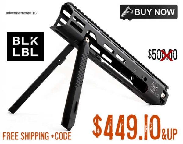BLK LBL Corporation Bipods Rails For AR15 Rifles deal