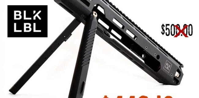 BLK LBL Corporation Bipods Rails For AR15 Rifles deal