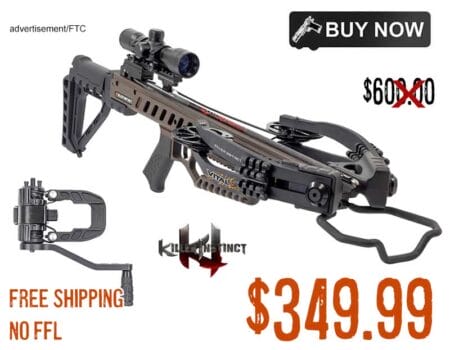 Killer Instinct Vital X 405 FPS Crossbow Package sale deal discount