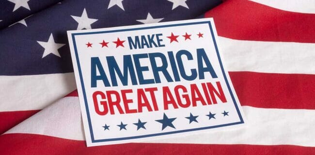 Former President Donald Trump's "battle cry" was "Make America Great Again." What's wrong with a great America? iStock-485335286