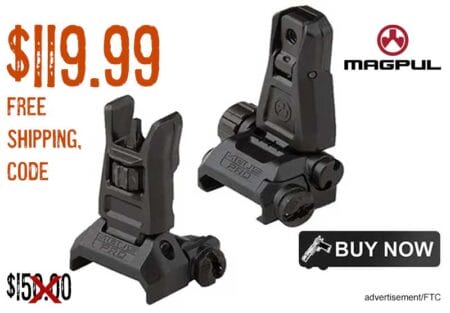 Magpul AR15 MBUS Pro Backup Sight Set lowest price