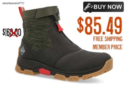 Muck Apex Mid Zip Rubber Boots sale deal discount