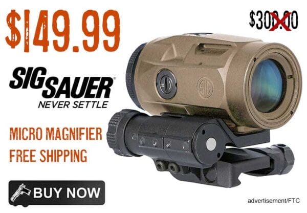 Sig Sauer Juliet3 3X22MM Micro Magnifier sale deal discount
