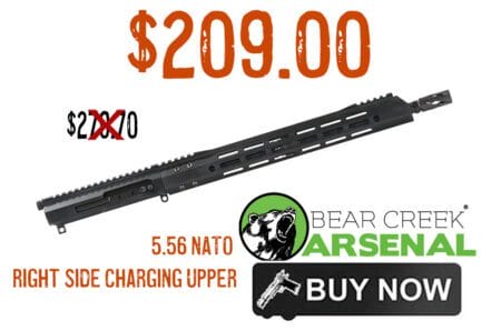 Bear Creek Arsenal 5.56 NATO Right Side Charging Upper $209.00