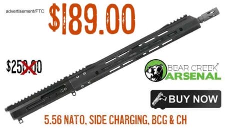 Bear Creek BC-15 5.56 NATO Right Side Charging Complete Upper lowest price NOV2023