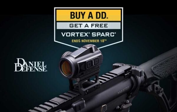 Free Vortex Sparc Solar Red Dot with Purchase of any Daniel Defense DD5, DDM4 or DD4 Rifle