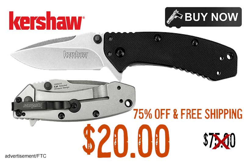  Kershaw Cryo Knife, 2.75 Stainless Steel Drop Point