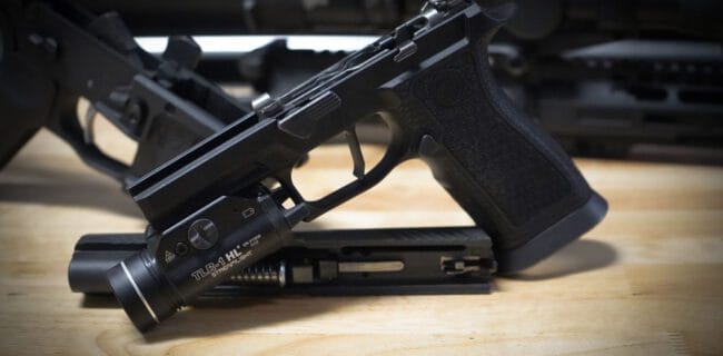 SIG SAUER P320 Frame & AR15 Lower Receiver. Img Duncan Johnson