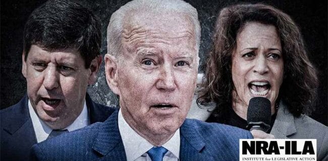 Joe Biden Kamala Harris and ATF IMG NRA ILA