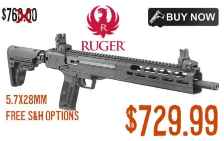 Ruger LC Carbine in 5.7x28mm rifle sale deal discount dec2023