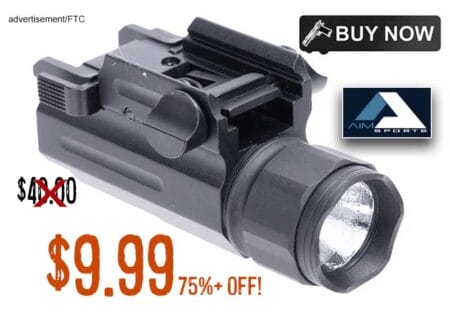 Aim Sports Compact 3W 500 Lumens Weapon Light lowest price