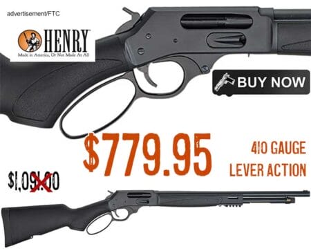 Henry Lever Action X Model 410 Gauge Shotgun