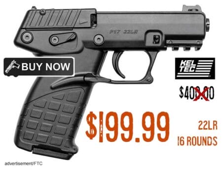 KEL-TEC P17 22 LR 3.8 16rd Pistol lowest price may2024