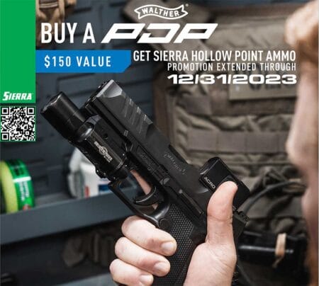 Walther Arms PDP and Sierra Ammunition Promotion Extended Through the End of the Year