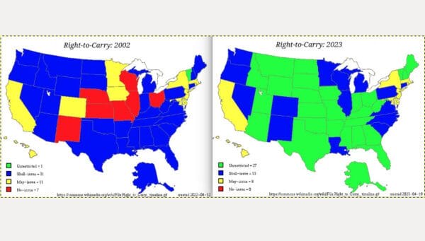 When Will Constitutional Carry be Available to a Majority of the Population?