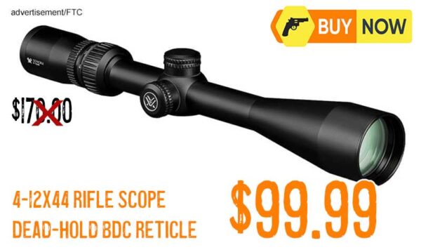 Vortex Sonora 4-12X44 Rifle Scope Dead-Hold BDC Reticle lowest price july2025