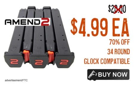 Amend2 Extended 34-Round 9mm GLOCK Compatible Magazines