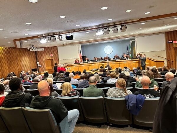 [PHOTO courtesy of VCDL] Gun Owners showed up in full force to oppose a Henrico County gun ban.