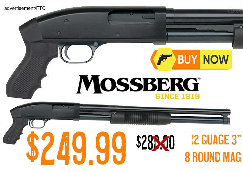 MOSSBERG 88 Cruiser 12GA Pistol Grip Pump Shotgun lowest price