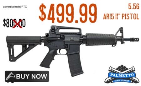 PSA PA-15 5.56 Classic Stealth AR-15 Pistol lowest price