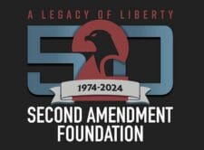 Second Amendment Foundation 2024 Anniversary logo