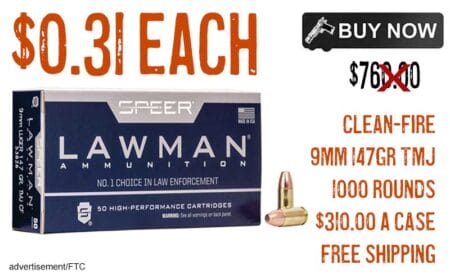 Speer Lawman 53826 Clean-Fire 9MM 147Gr TMJ Ammunition lowest price