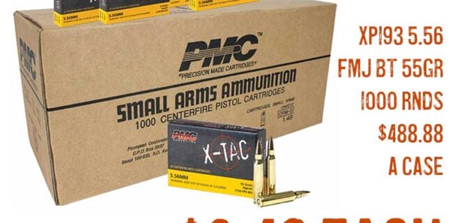 PMC XP193 5.56 Nato FMJ BT 55Gr Centerfire Rifle Ammunition lowest price