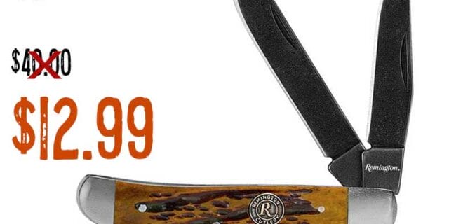 Remington Backwoods Trapper Multi-Blade Knife lowest price march2024