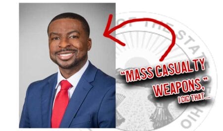 Ohio State Rep. Willis E. Blackshear Jr owns mass casualty weapons